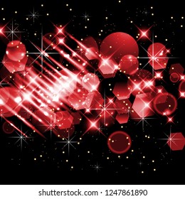 Vector red Christmas background.