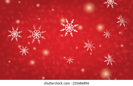 Vector red Christmas background.
