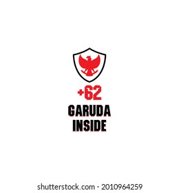 Vector red color Flat design, Illustration for banner ect. 17th August Indonesia Independence Day concept.