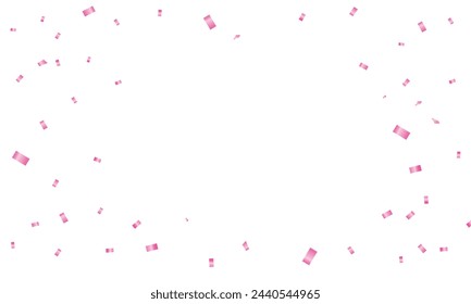 Vector red confetti background for decoration various festive celebrations vector illustration.