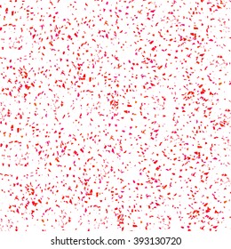 Vector Red Confetti Isolated on White Background. Set of Red Parts