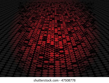 Vector red dot background