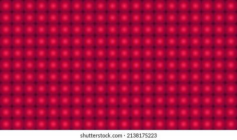 Vector red dots of rubber mat, circles seamless texture, bright abstract background, yoga mat, sports equipment, simple geometry background, smooth plastic form