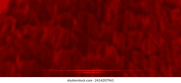 Vector red fiery smoke. Muddy graphic volcanic magma. Deep fiery structure. Smoky wallpaper or background.