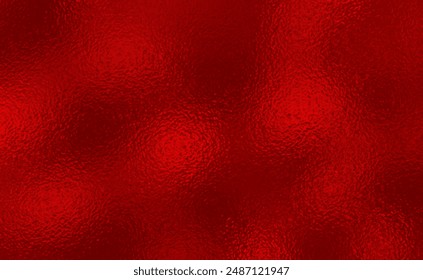 Vektorgrafik Rote Folie Textur Hintergrund. Abstrakter Gradient helle und glänzende Lichtreflexion raue Texturoberfläche. Vektorillustration für Hintergrund, Hintergrund, Web, Bildschirmhintergrund, Druck und Design.