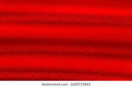 Vector red foil texture background. Abstract gradient bright and shiny light reflection rough texture surface. Vector illustration for background, backdrop, web, wallpaper, print and design artwork.