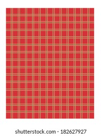 Vector Red and Gold Stripped Pattern 