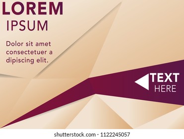 Vector RED, golden  3d crystal colorful shapes, banners. Horizontal crystal banners, faceted colorful. Abstract geometric square, geometric texture. Vector banner geometric background for banner