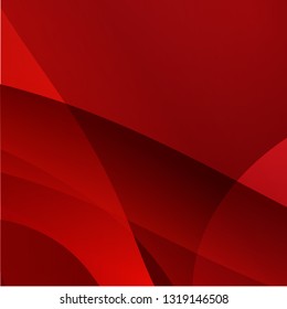Vector red gradient abstract background. Wavy waves banner color line for web banner. 