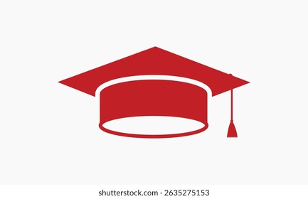 A vector red graduation design.