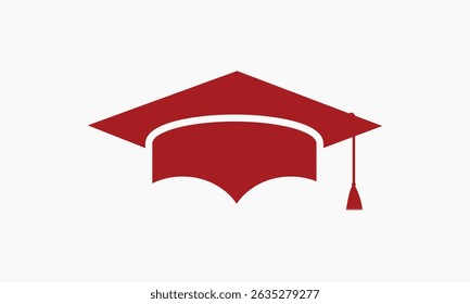 A vector red graduation design.