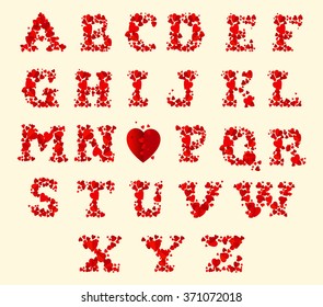 Similar Images, Stock Photos & Vectors of Love the alphabet with a ...