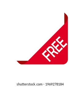 Vector red house stick figure free delivery template
