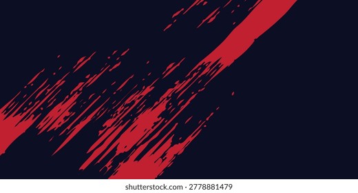 Vector red layout and