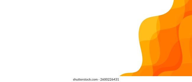 Vector red line background curve element with white space for text and message design, overlapping layers	