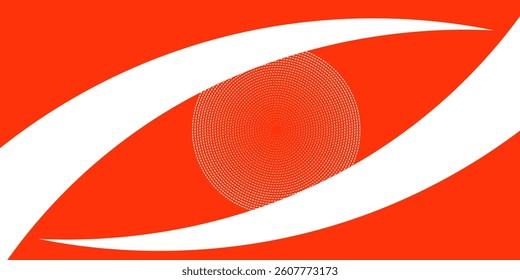 Vector red line background curve element style with white space for text and message design, overlapping layers, vector