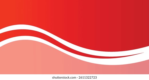 Vector red line background curve element with white space for text and message design style
, overlapping layers, vector