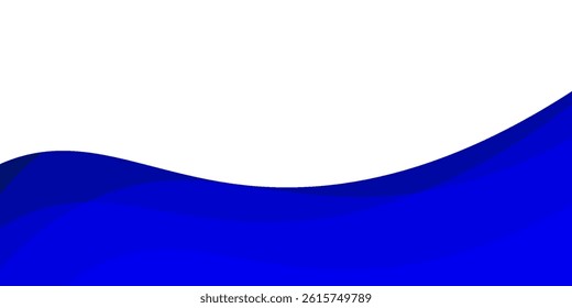 Vector red line background curve element with white space for text and message design, overlapping layers	