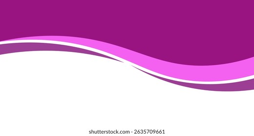 Vector red line background curve element with white space for text and message design, overlapping layers, Eps 10