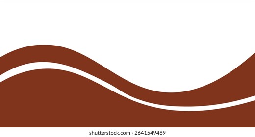 Vector red line background curve element with white space for text and message design, overlapping layers, vector