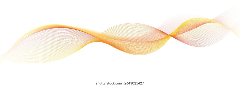 Vector red line background curve element with white space for text and message design, overlapping layers, vector