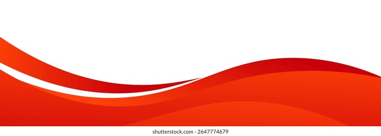 Elemento de curva de fondo de línea roja de Vector con espacio en blanco para el diseño de texto y mensajes, capas superpuestas, Ilustración vectorial EPS10