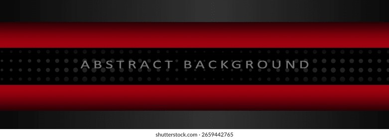 Vector red line background curve element with dark space for text and message design, overlapping layers, vector