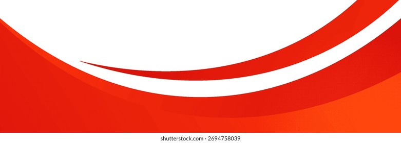 Elemento de curva de plano de fundo de linha vermelha de vetor com espaço em branco para design de texto e mensagem, camadas sobrepostas, vetor