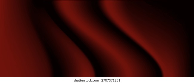 Elemento de curva de fondo de línea roja de Vector con espacio en blanco para el diseño de texto y mensajes, capas superpuestas, Vector

