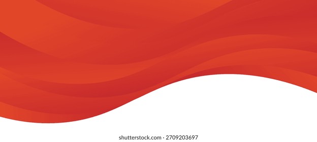 Elemento de curva de fondo de línea roja de Vector con espacio en blanco para el diseño de texto y mensajes, capas superpuestas, Vectores. EPS 10