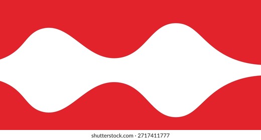 Vector red line background curve element with white space for text and message design art eps 10.