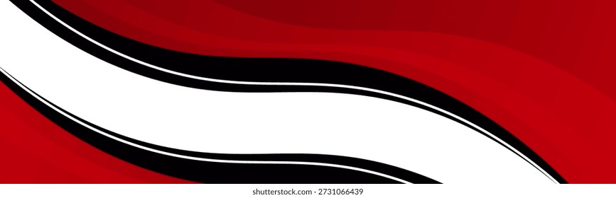 Elemento rojo de la curva del fondo de la línea del Vector con el espacio blanco para el diseño del texto y del mensaje, capas que se superponen, decoración abstracta