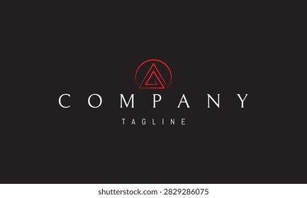 A vector red logo featuring two mountains shaped as wings symbolizing freedom, strength, ambition, adventure and reaching new heights.