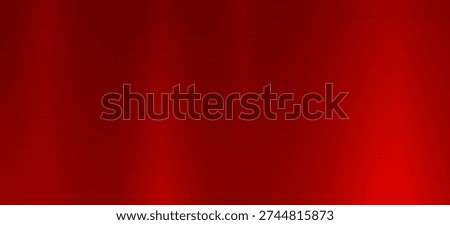 Vector red metallic tones background. Abstract gradient bright and shiny light reflection brushed steel metal texture. Illustration for background, backdrop, web, wallpaper, print and design artwork.