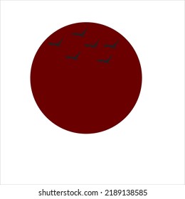 vector red moon akatsuki eps