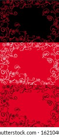 vector red ornate backdrop