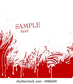 Vector red pattern for design. For download all my patterns - search "ozerina"