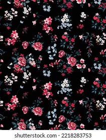 vector red and pink and white pattern, seamless pattern , floral pattern, floral background