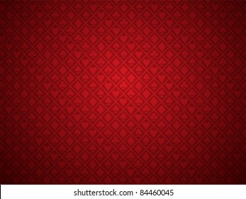 vector red poker background