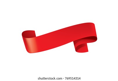 vector red ribbon