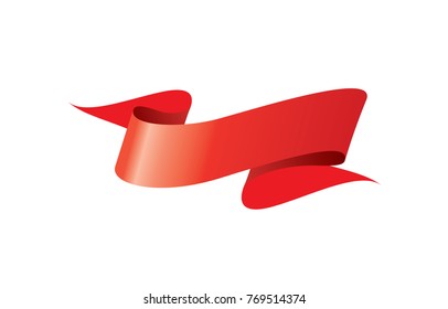 vector red ribbon