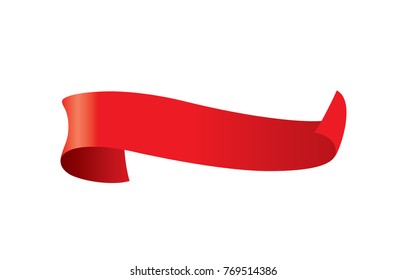 vector red ribbon