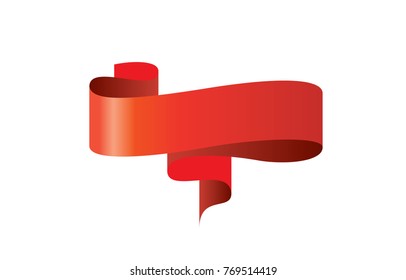 vector red ribbon