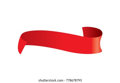 vector red ribbon