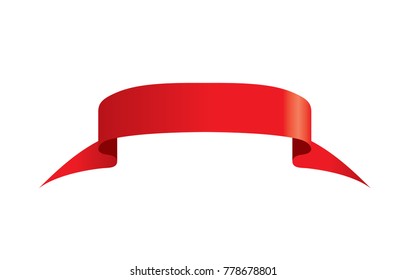 vector red ribbon