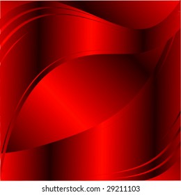 Vector Red Satin Waves