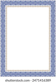 Vector red seamless Kazakh national ornament. Ethnic pattern of the nomadic people of the great steppe, the Turks. Border, frame Kazakh,Mongols,Kyrgyz,Buryats,Kalmyks. Border, frame for sandblasting.