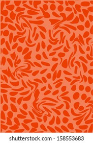  Vector red seamless spotted pattern 