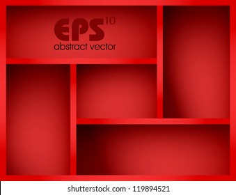 Vector Red Shelf