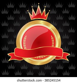 Vector Red Shield